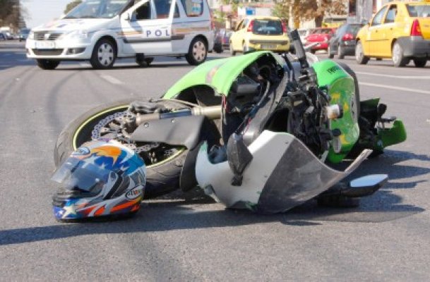 Un motociclist austriac, implicat într-un incident rutier, la Constanţa